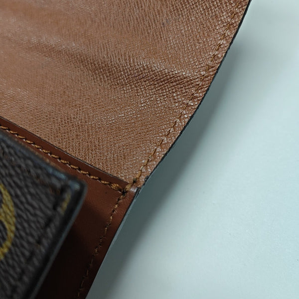MONCEAU Monogram Coated Canvas Brown