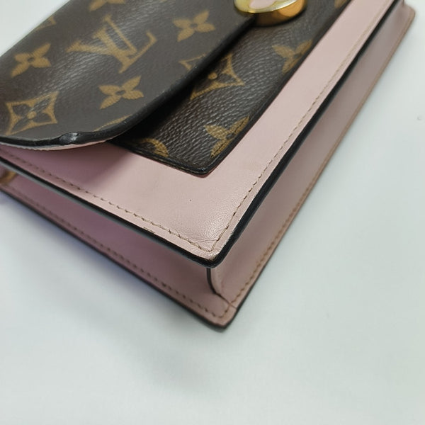 FLORE Monogram Coated Canvas Brown
