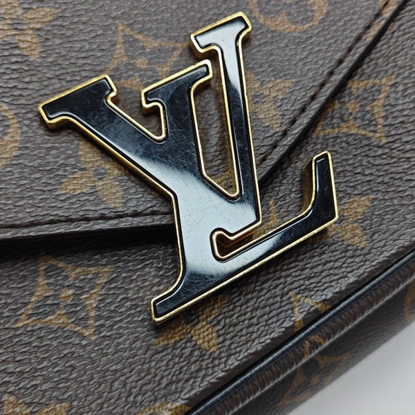 PASSY Monogram Coated Canvas Brown