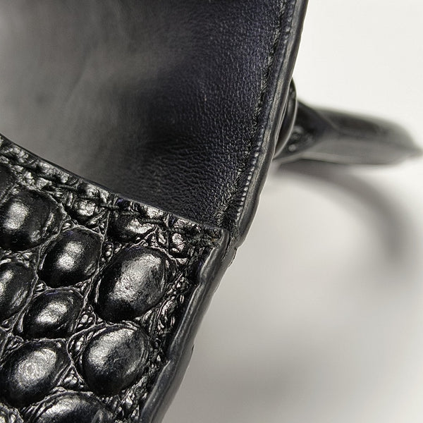 Hourglass Small Calfskin Black