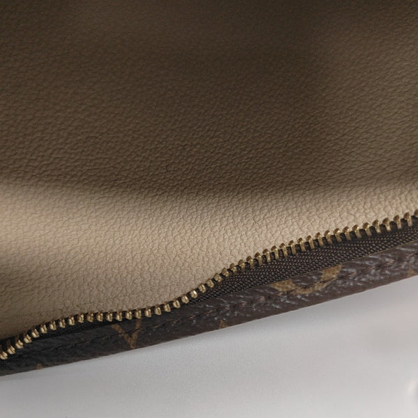 TOILET POCKET 26 Monogram Coated Canvas Brown