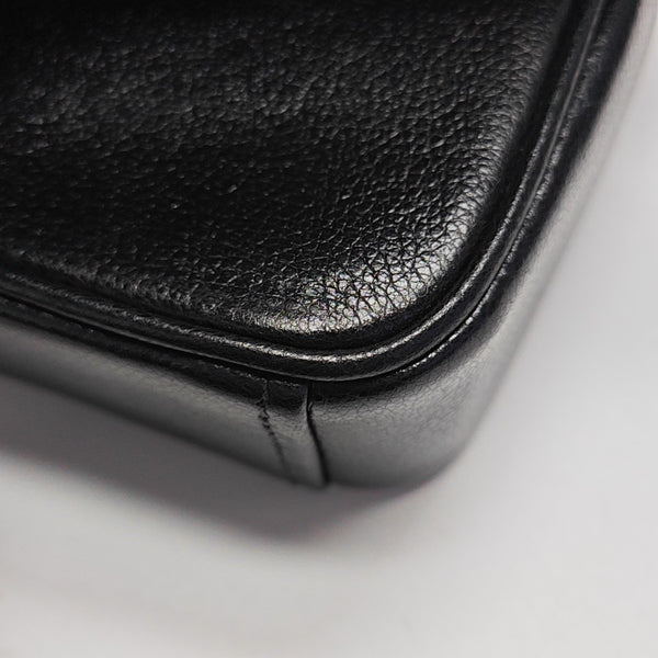 Calfskin Shoulder Bag Black