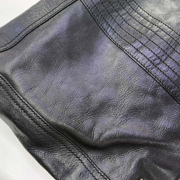 Baguette Quilted Calfskin Black