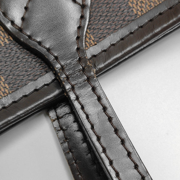 NEVERFULL MM Damier Ebene Coated Canvas Brown