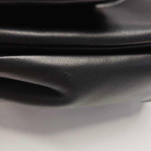 Quilted Calfskin Shoulder Bag Black