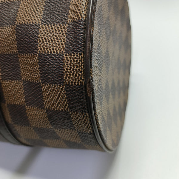 PAPILLON 30 Damier Ebene Coated Canvas Brown