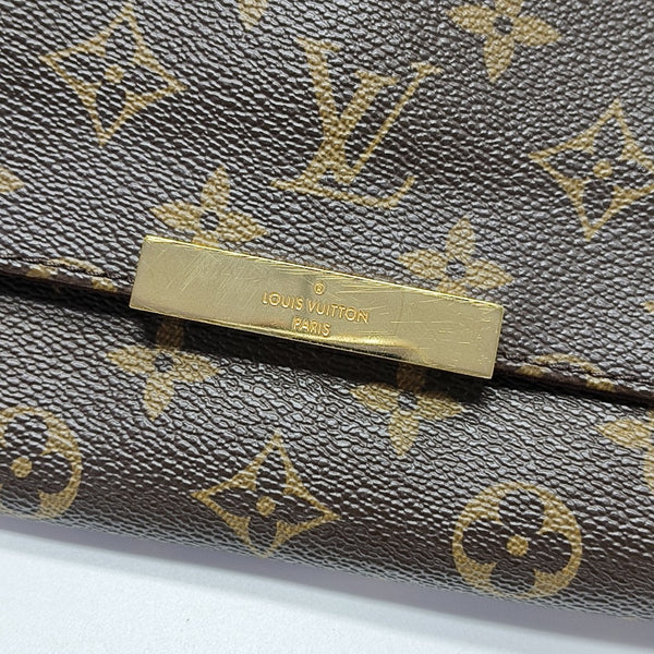 FAVORITE MM Monogram Coated Canvas Brown