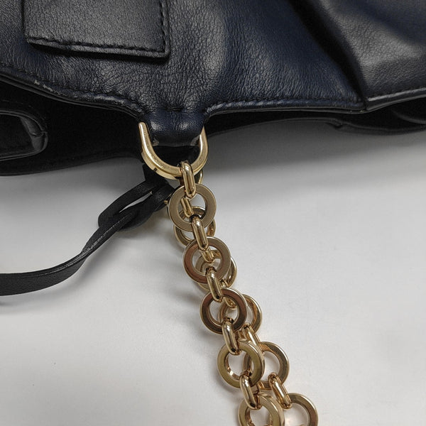 Calfskin Tote Bag Blue