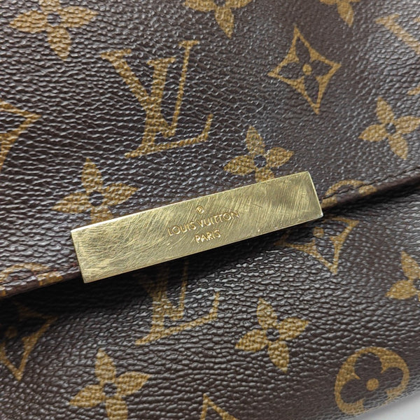 FAVORITE PM Monogram Coated Canvas Brown