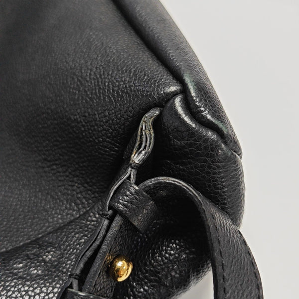 SORBONNE Monogram Calfskin Black
