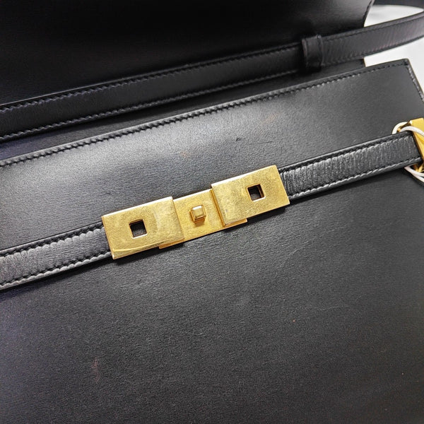 MANHATTAN Small Calfskin Black
