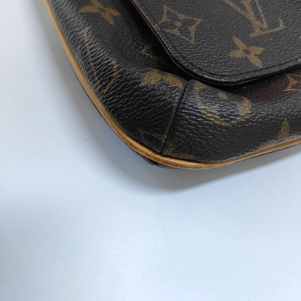 MUSETTE TANGO Monogram Coated Canvas Brown