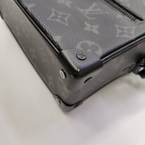 SOFT TRUNK Mini Monogram Coated Canvas Black