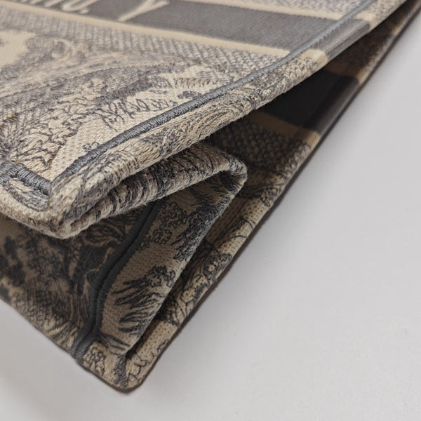 Book Tote Medium Canvas Gray