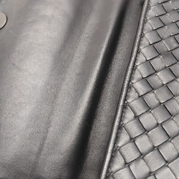 Lambskin Shoulder Bag Black
