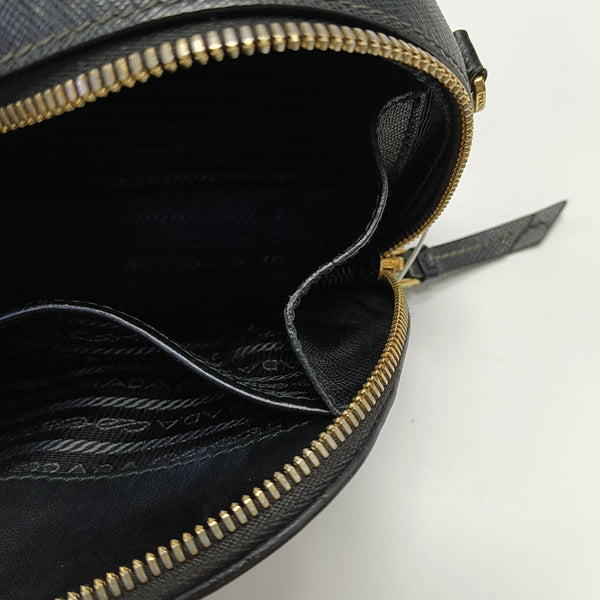 Calfskin Shoulder Bag Black