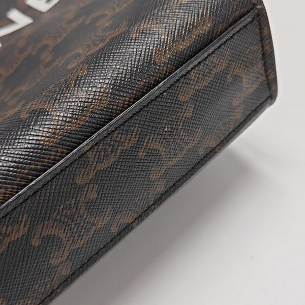 CABAS CELINE Mini Coated Canvas Brown