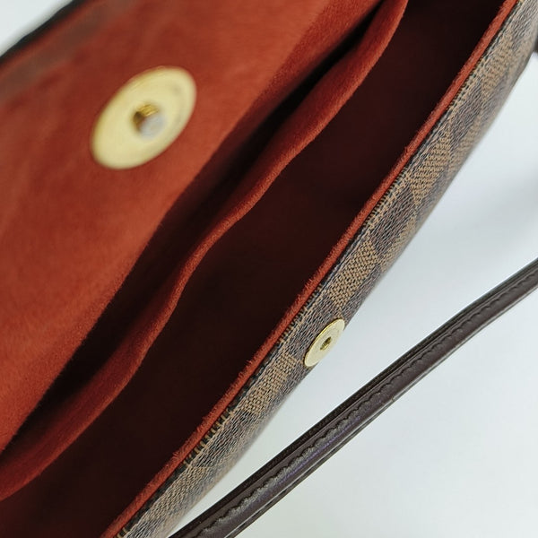 RECOLETA Damier Ebene Coated Canvas Brown