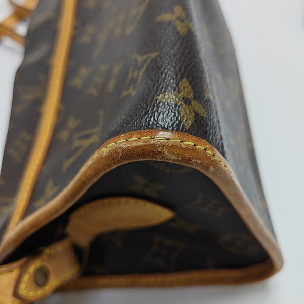 POPINCOURT Monogram Coated Canvas Brown