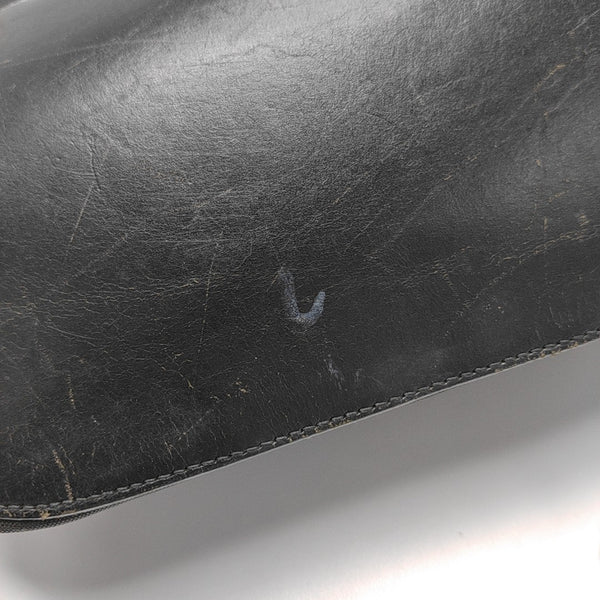 Fabric Top Handle Bag Black