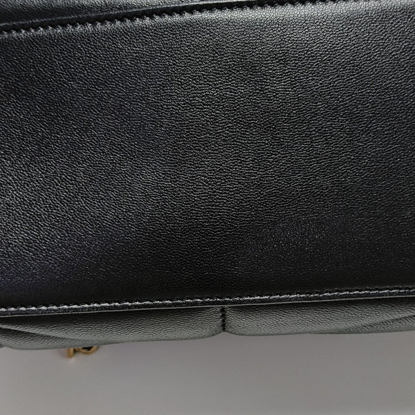 PUFFER Small Quilted Lambskin Black