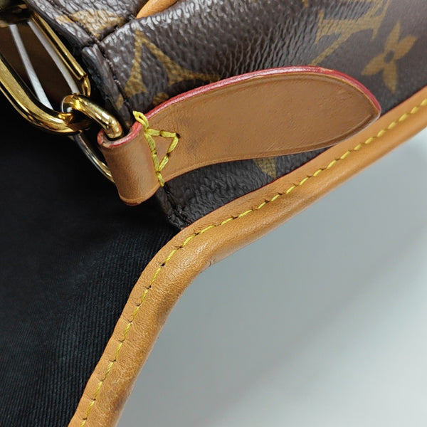 DIANE Monogram Coated Canvas Brown