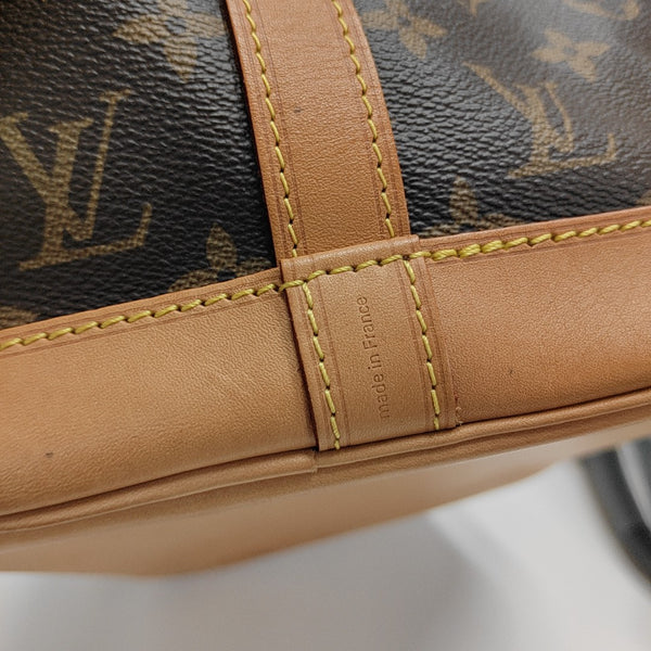 NOÉ MM Monogram Coated Canvas Brown