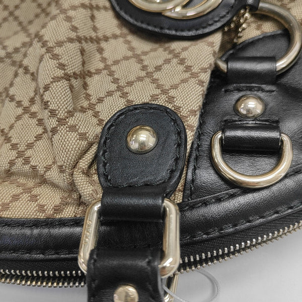 Sukey Monogram Canvas Black