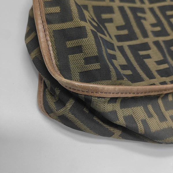Canvas Shoulder Bag Brown