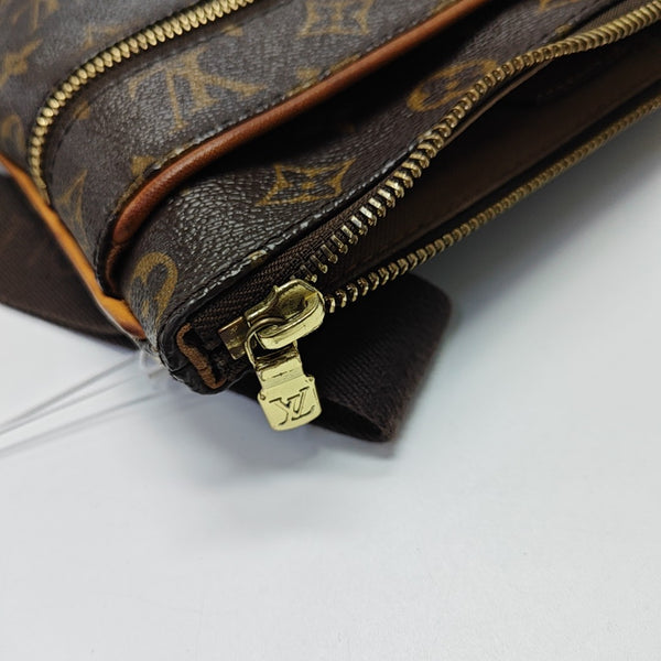 VALMY Monogram Coated Canvas Brown