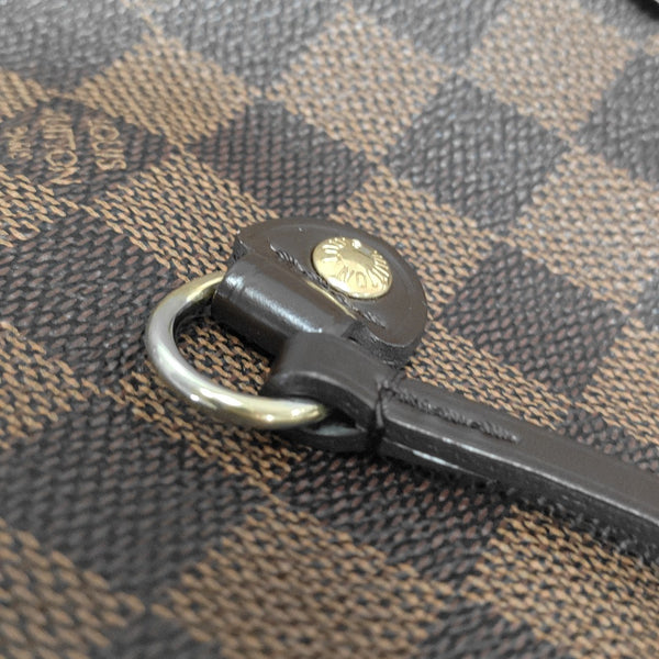 NEVERFULL MM Damier Ebene Coated Canvas Brown