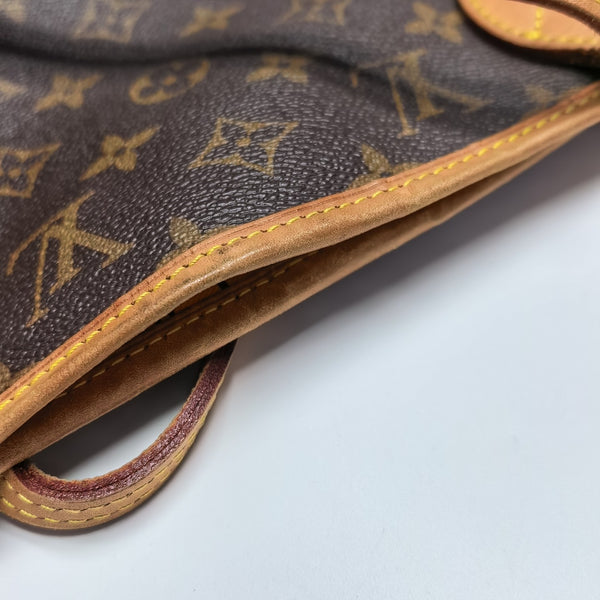 NEVERFULL MM Monogram Coated Canvas Brown