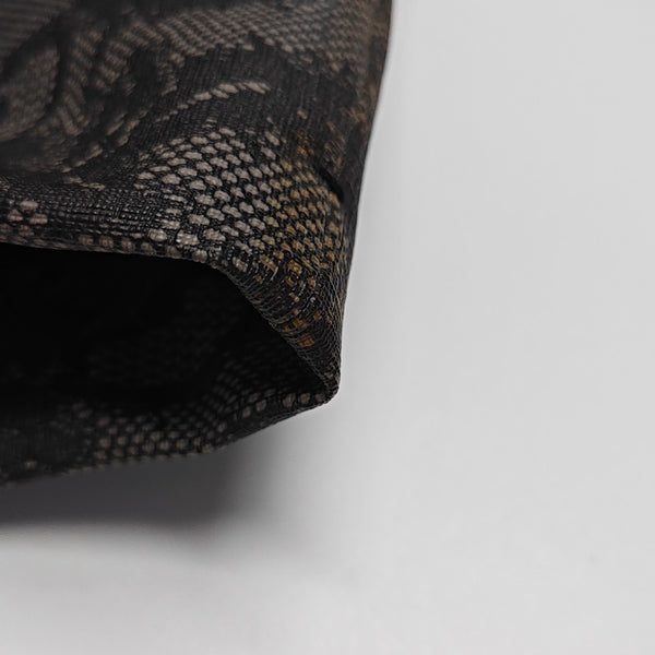 Coated Canvas Tote Bag Black