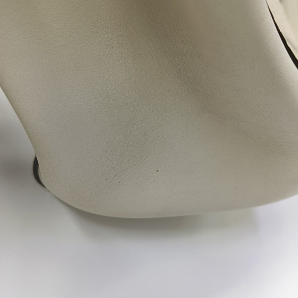 Monogram Calfskin Tote Bag White