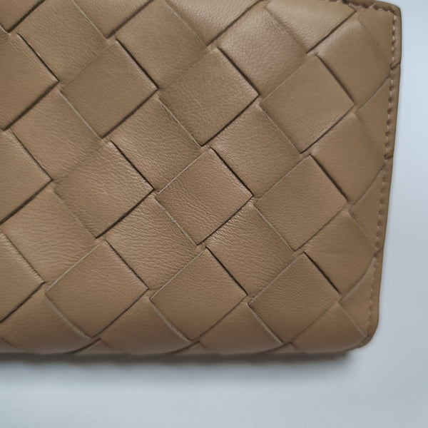 Calfskin Wallet Mini Gray