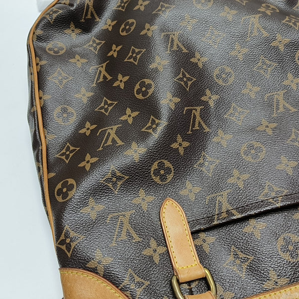 ODEON Monogram Coated Canvas Brown