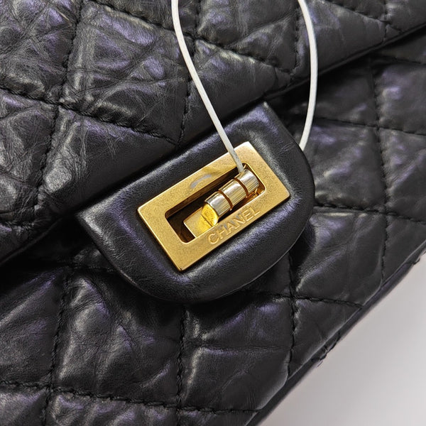 2.55 227 (jumbo) Quilted Calfskin Black