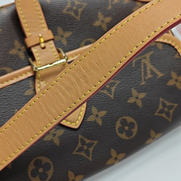 DIANE Monogram Coated Canvas Brown