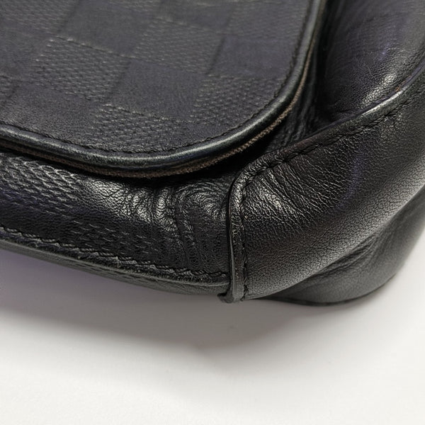 DISTRICT PM Damier Graphite Calfskin Black