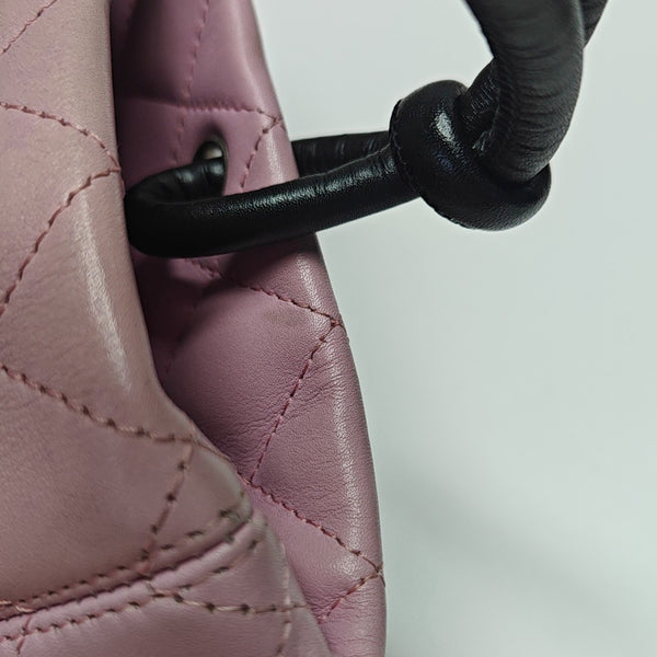 CAMBON Medium Quilted Calfskin Pink
