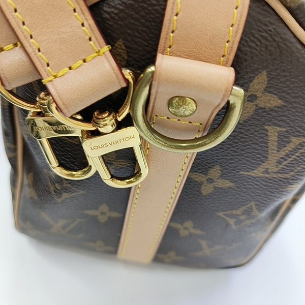 SPEEDY 25 Monogram Coated Canvas Brown