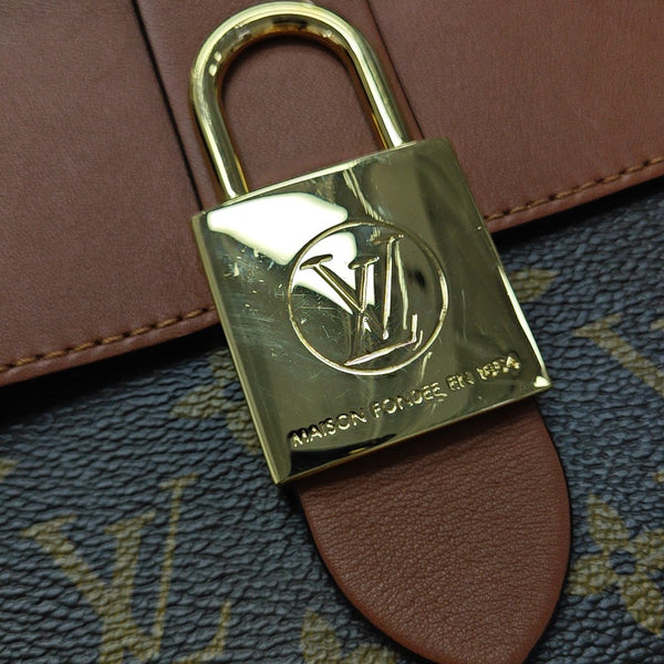 LOCKY BB Monogram Coated Canvas Brown