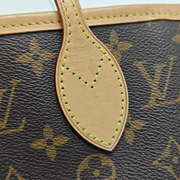 NEVERFULL BB Monogram Coated Canvas Brown