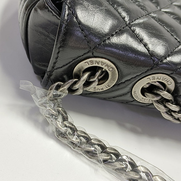 COCO BOY Quilted Calfskin Black