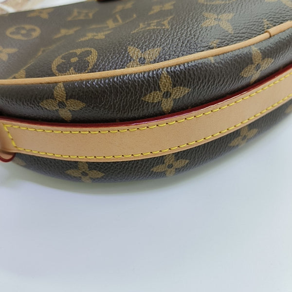CROISSANT Monogram Coated Canvas Brown