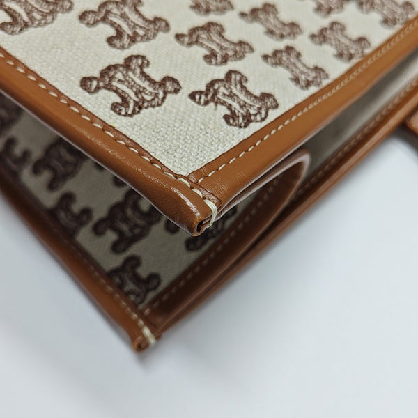 Fabric Tote Bag Brown