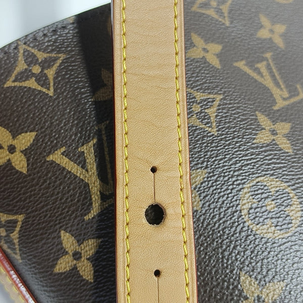 ALL IN Monogram Coated Canvas Brown