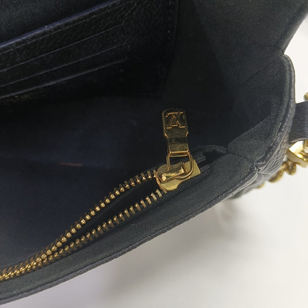 IVY Monogram Calfskin Black