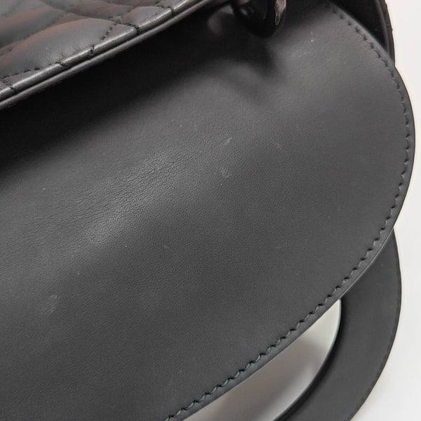 Lady Dior Mini Cannage Calfskin Black