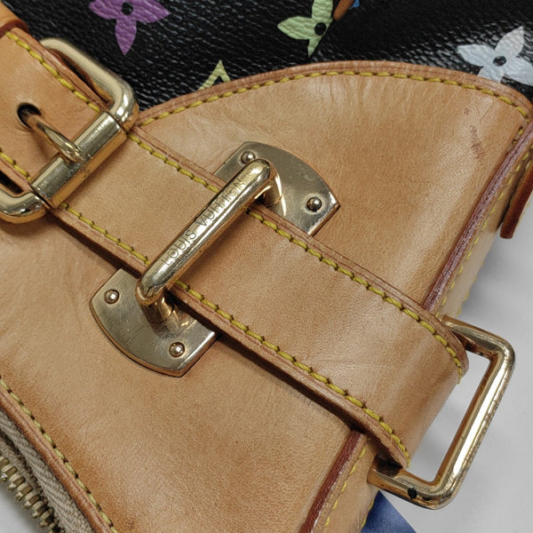 LV × TM GRETA Monogram Coated Canvas Black